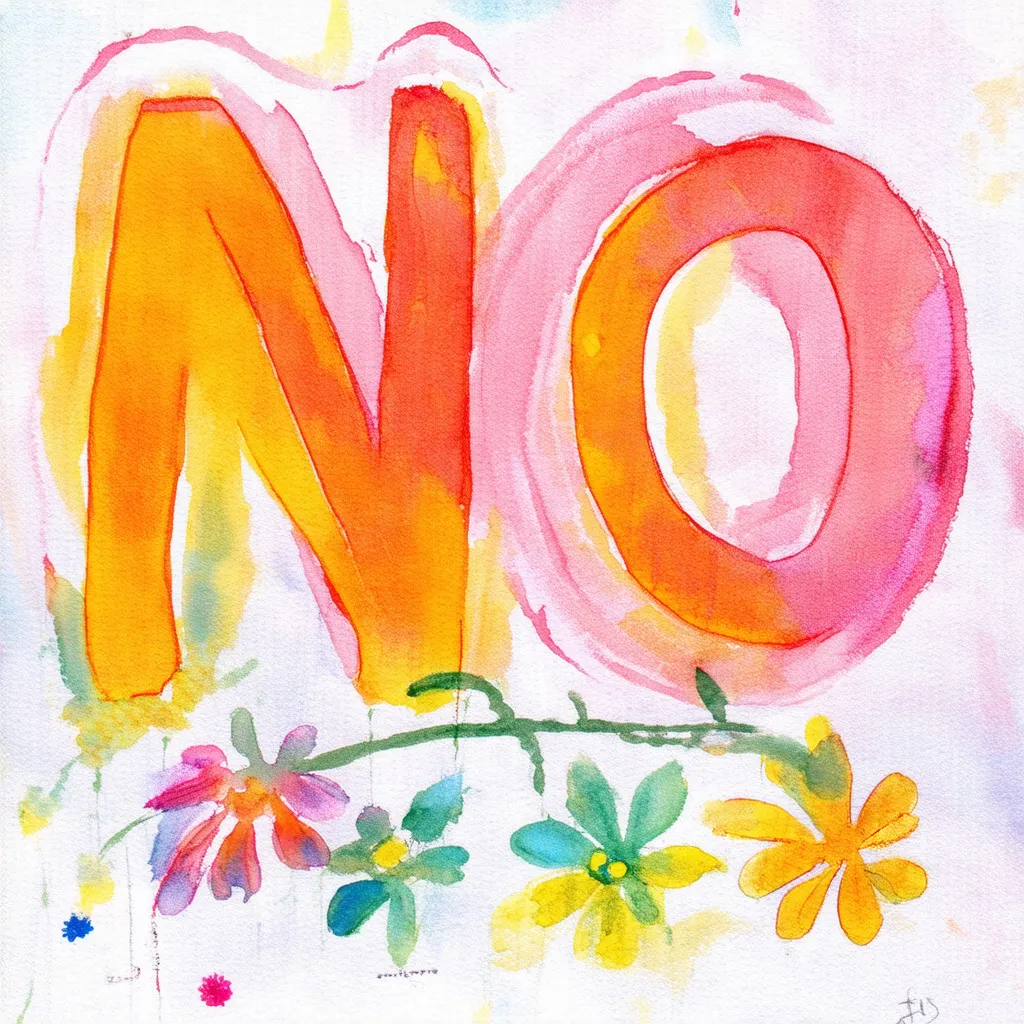 how to say no